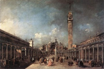  Marc Arte - Piazza di San Marco Escuela Veneciana Francesco Guardi